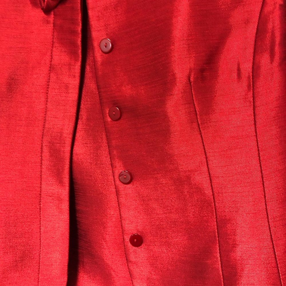 KASPER Two Piece Formal Cranberry Women’s Suit - Picture 5 of 15